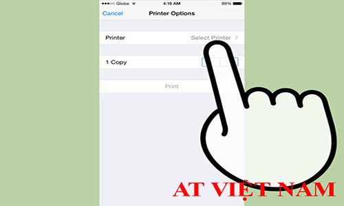 cách in AirPrint từ Iphone, cach in Airprint tu I phone