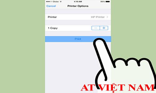 cách in AirPrint từ Iphone, cach in Airprint tu I phone
