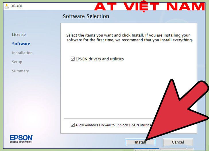 Cách Kết nối với máy in Epson, cach ket noi voi may in Epson