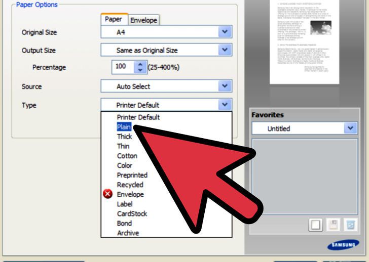 điều chỉnh chất lượng in của máy in Laser