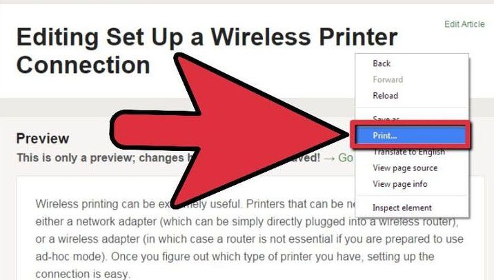 thiết lập máy in kết nối không dây, thiet lap may in ket noi khong day