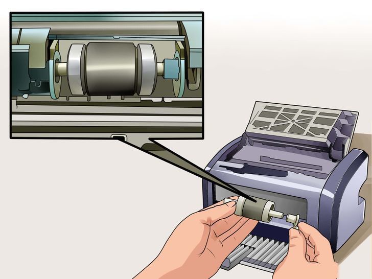 xử lý kẹt giấy máy in Laser, xu lu ket giay may in Laser