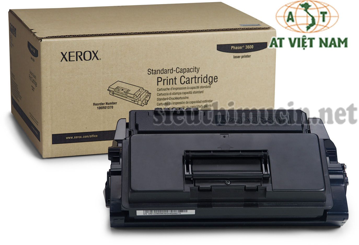 Mực in Laser Xerox Phaser 3600-106R01370                                                                                                                                                                